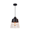 Xtricity - Pendant Light, 10 '' Width, From the Monaco Collection, Black and Copper - - Mounts For Less