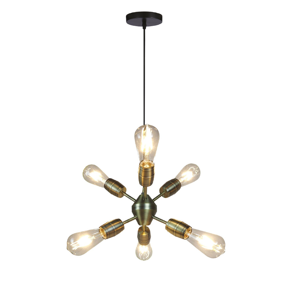 Xtricity - Pendant Light, 11 '' Width, From The Freedom Collection, Antique Brass - - Mounts For Less