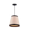 Xtricity - Pendant Light, 12.6 '' Width, From Odessa Collection, Black and White - - Mounts For Less