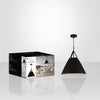 Xtricity - Pendant Light, 14.17 '' Width, From the Patriot Collection, Black - - Mounts For Less