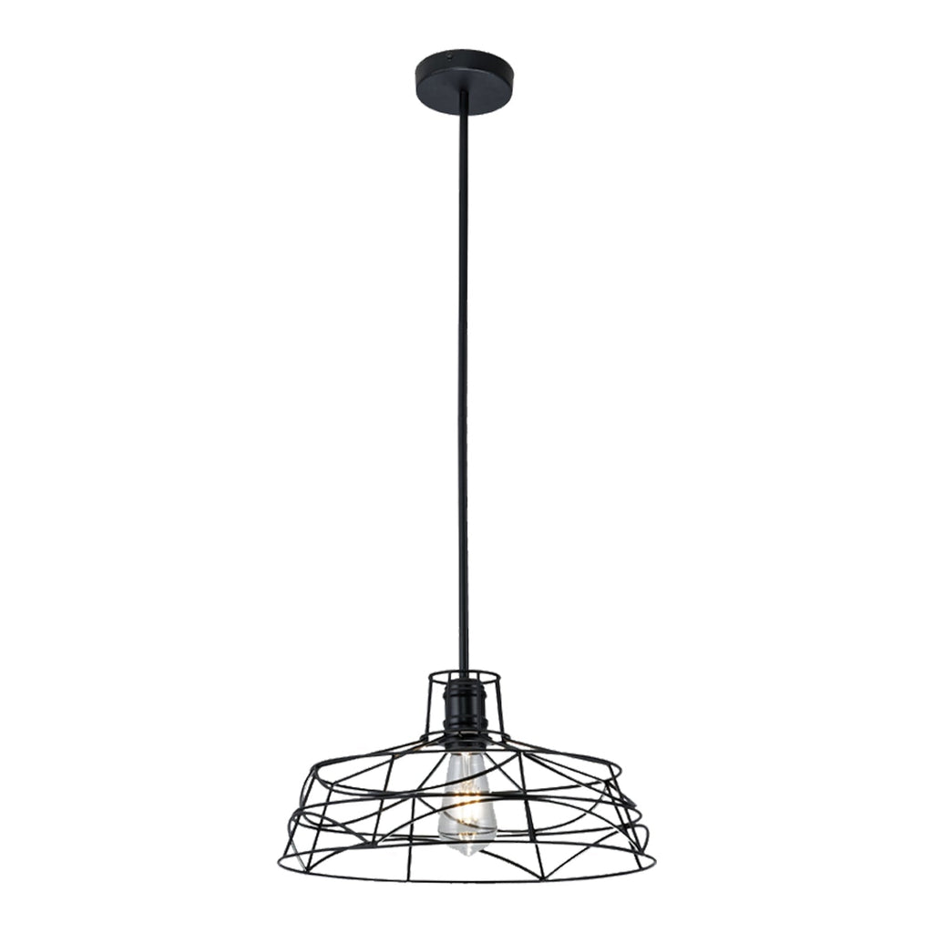 Xtricity - Pendant Light, 15.7'' Width, From the Veronica Collection, Black - - Mounts For Less