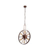 Xtricity - Pendant Light, 20'' Width, From the Bolivia Collection, Rust Color - - Mounts For Less