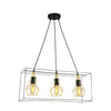 Xtricity - Pendant Light, 23.6'' Width, From the Majestic Collection, Black and Gold - - Mounts For Less