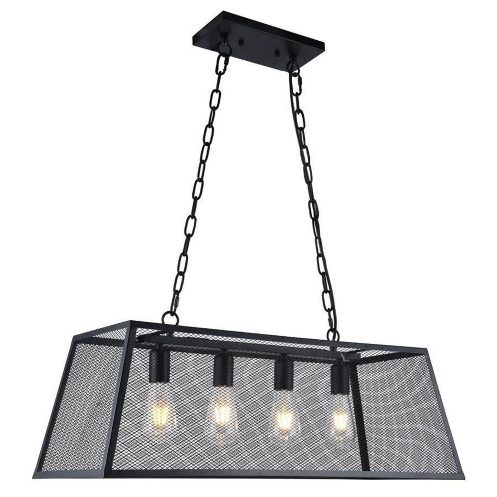 Xtricity - Pendant Light, 33.2 '' Width, From Nelson Collection, Black - - Mounts For Less