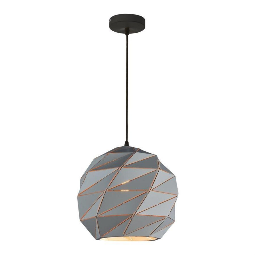 Xtricity - Pendant Light, 7.87 '' Width, From The Portland Collection, Grey - - Mounts For Less