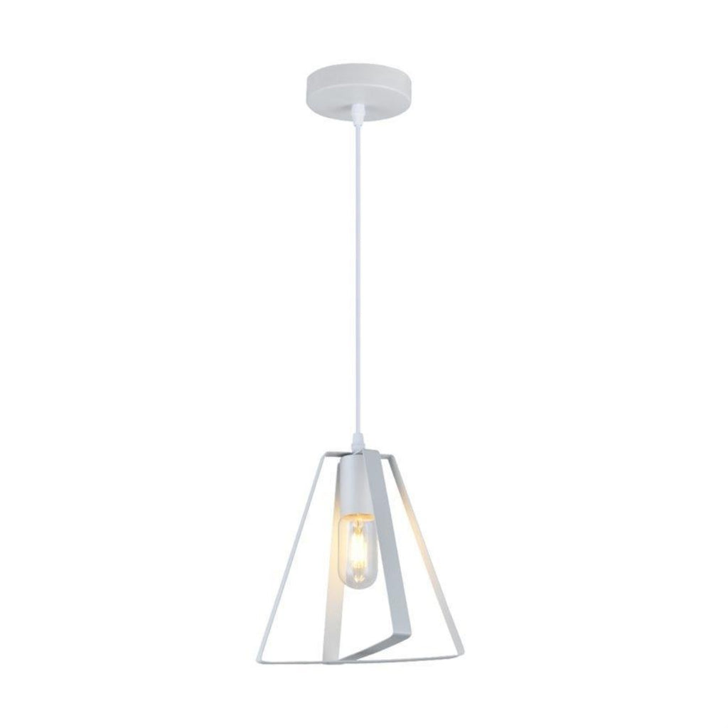 Xtricity - Pendant Light, 8.66 '' Width, From The Fox Collection, White - - Mounts For Less