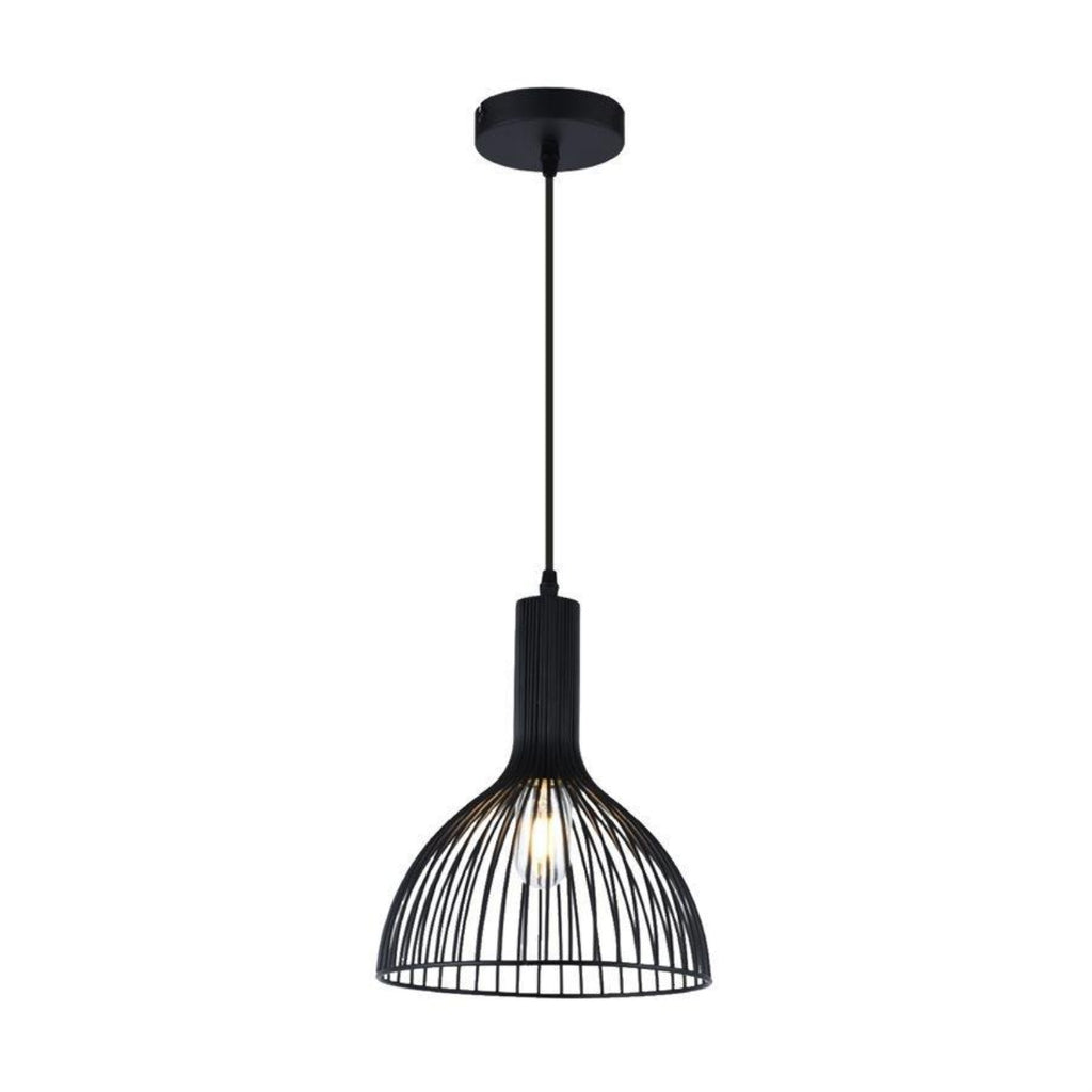 Xtricity - Pendant Light, 9.8 '' Wide, From The Carlton Collection, Black - - Mounts For Less