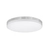 Xtricity - Round Ceiling Light with Integrated LEDs, 11" Diameter, 3 Color Options, From the Valerio Collection, Nickel - - Mounts For Less