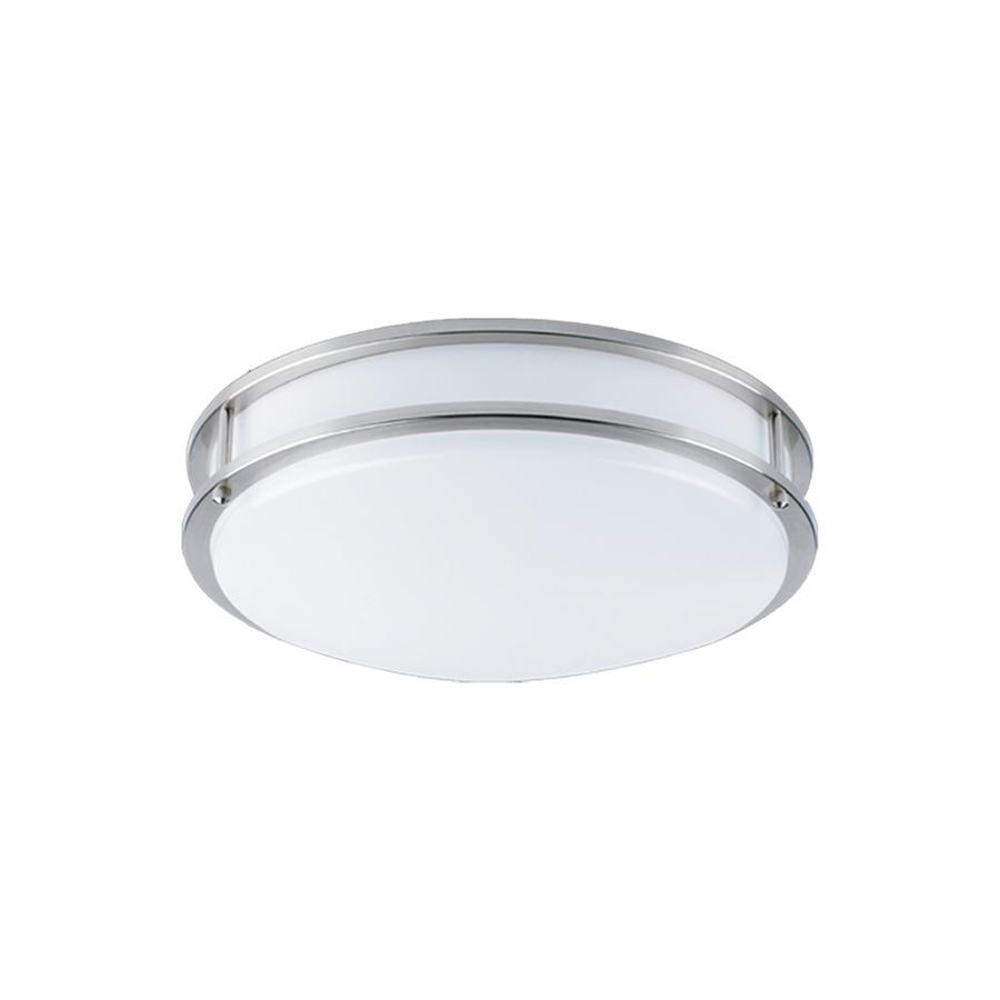 Xtricity - Round Ceiling Light with Integrated LEDs, 12 '' Diameter, 15W, From the Milano Collection, Silver - - Mounts For Less