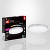 Xtricity - Round Ceiling Light with Integrated LEDs, 15" Diameter, 3 Color Options, From the Valerio Collection, Nickel - - Mounts For Less