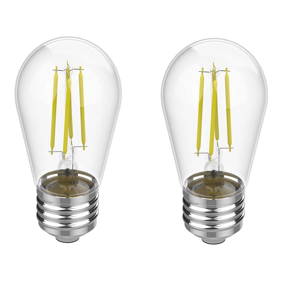 Xtricity - Set of 2 Dimmable Energy Saving LED Bulbs, 3W, E26 Base, 3000K Soft White - - Mounts For Less