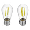 Xtricity - Set of 2 Dimmable Energy Saving LED Bulbs, 3W, E26 Base, 3000K Soft White - - Mounts For Less