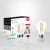 Xtricity - Set of 2 Energy Saving LED Bulbs, Dimmable, 9W, Type A, 5000K Daylight - - Mounts For Less