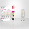 Xtricity - Set of 4 Dimmable Energy Saving LED Bulbs, 4.5W, G9 Base, 6000K Super Daylight - - Mounts For Less