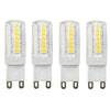 Xtricity - Set of 4 Dimmable Energy Saving LED Bulbs, 4.5W, G9 Base, 6000K Super Daylight - - Mounts For Less