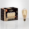 Xtricity - Set of 4 Old Fashioned LED Bulbs, 5W, E26 Base, 2200K Soft White - - Mounts For Less