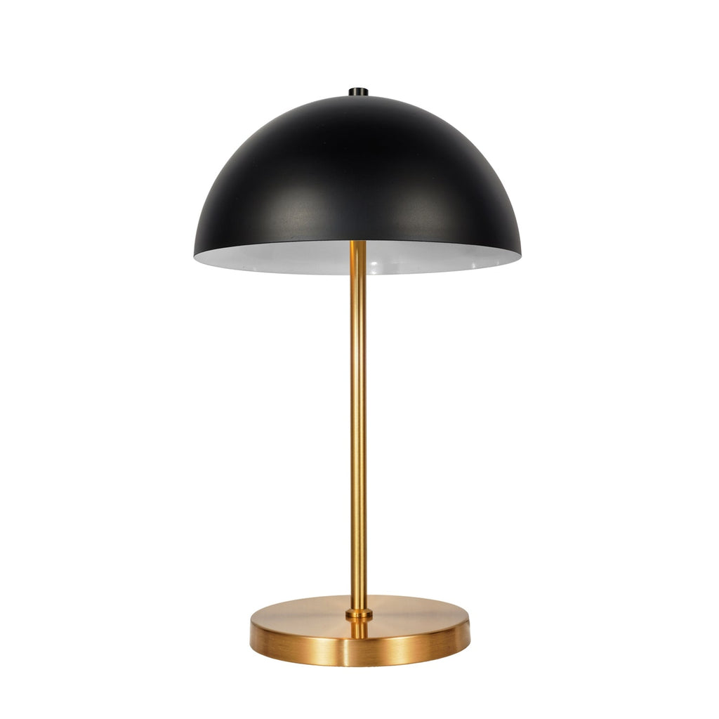Xtricity - Table Lamp, Height 20.1", From the Bradford Collection, Black and Gold - - Mounts For Less