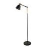 Xtricity - Wood and Metal Floor Lamp, 5' Height, From the Lorenzo Collection, Black - - Mounts For Less