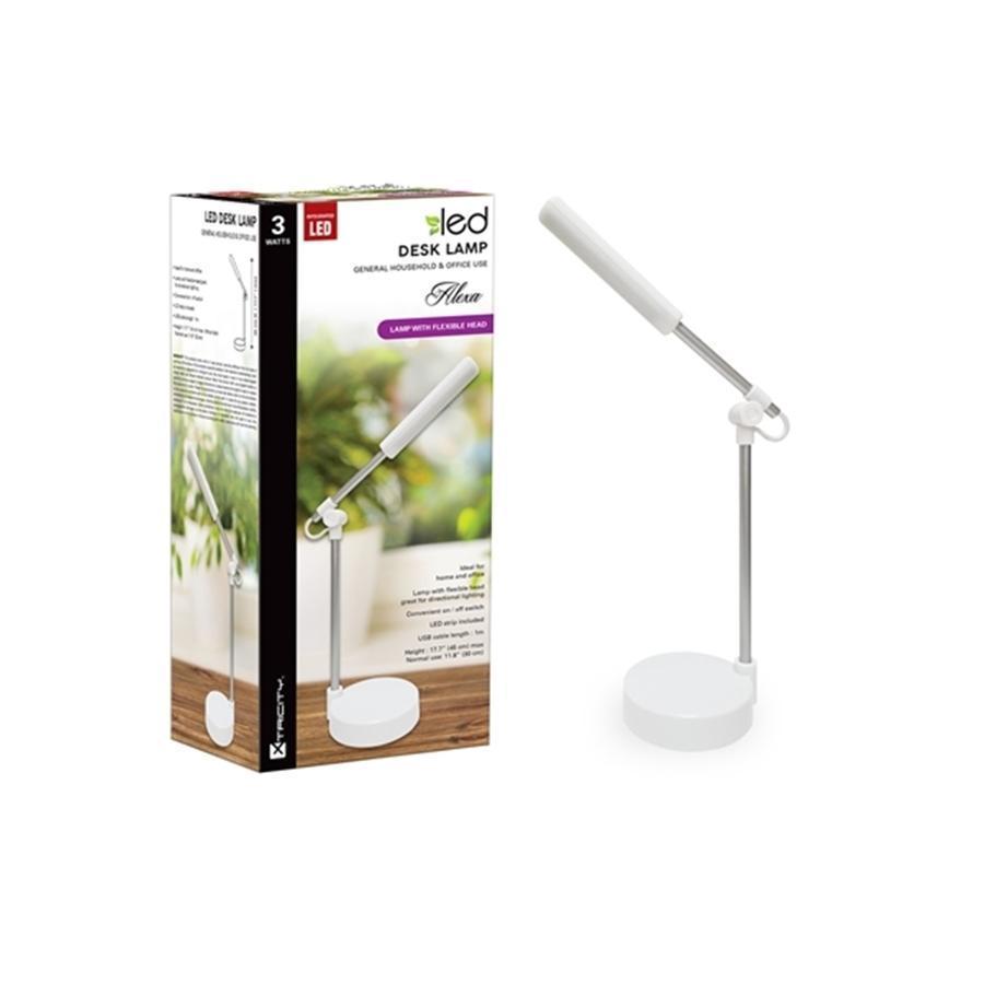 Xtricity led desk lamp with flexible head 3w alexa - - Mounts For Less