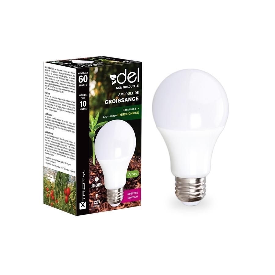 Xtricity led growing plant light type a/10w/120v/e26 - - Mounts For Less