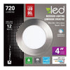 Xtricity recessed lighting led 4'' 12w/720l/5000k/round-nickel - - Mounts For Less