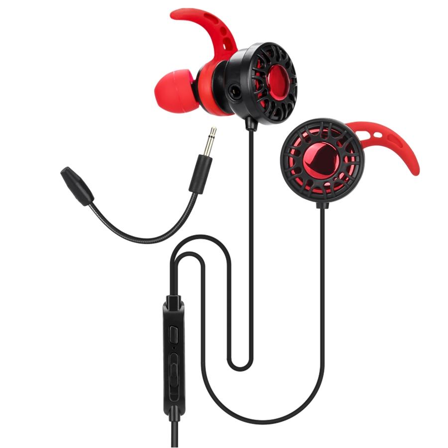 Xtrike Me GE-109 - In-Ear Gaming Headset With Microphone, Red - - Mounts For Less
