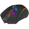 Xtrike Me GM-203 - Optical Gaming Mouse, Wired with 6 Buttons and Mixed Color Backlight, 800 to 2400 DPI, Black - - Mounts For Less