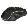 Xtrike Me GM-203 - Optical Gaming Mouse, Wired with 6 Buttons and Mixed Color Backlight, 800 to 2400 DPI, Black - - Mounts For Less