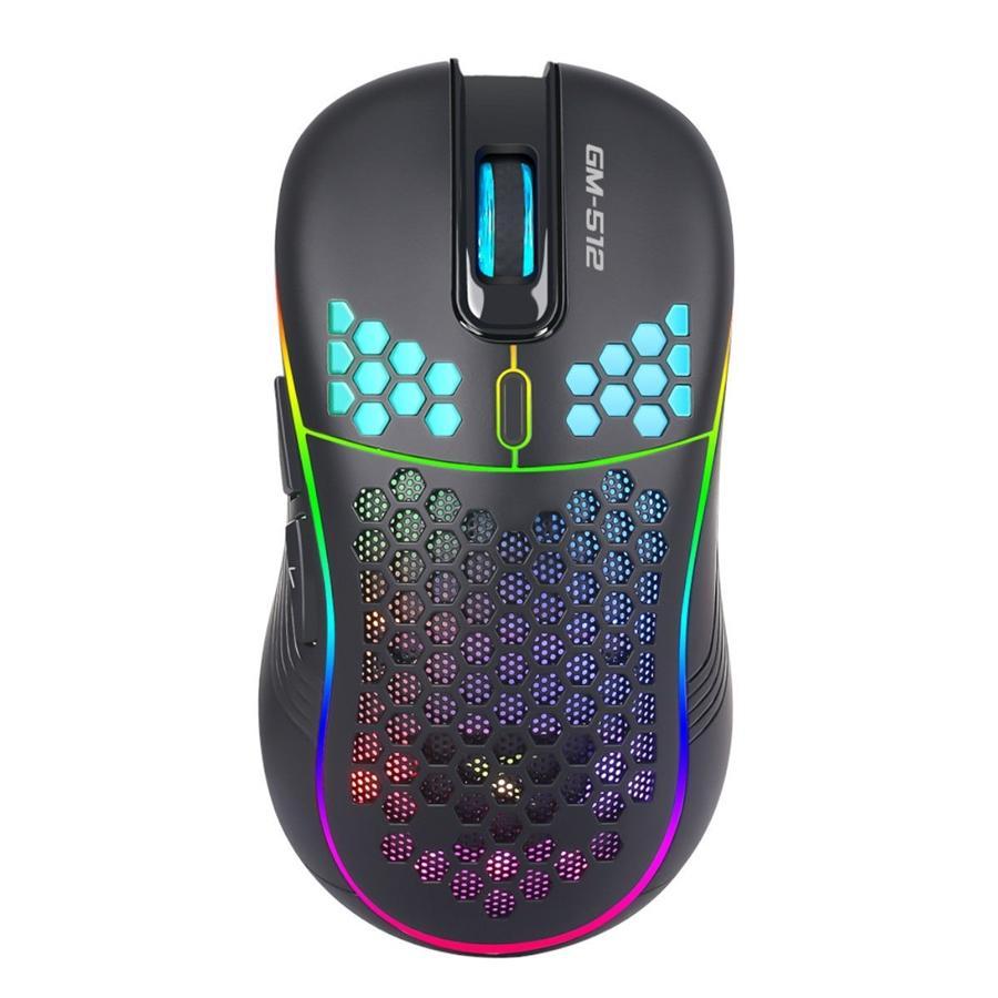 Xtrike Me GM-512 - 7 Button Wired Optical Gaming Mouse, DPI: 800/1600/2400/3200/4800/6400 With RGB Backlight, Black - - Mounts For Less