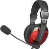 Xtrike Me HP-307 - Wired Gaming Headset, On-Ear with Microphone, Red - - Mounts For Less