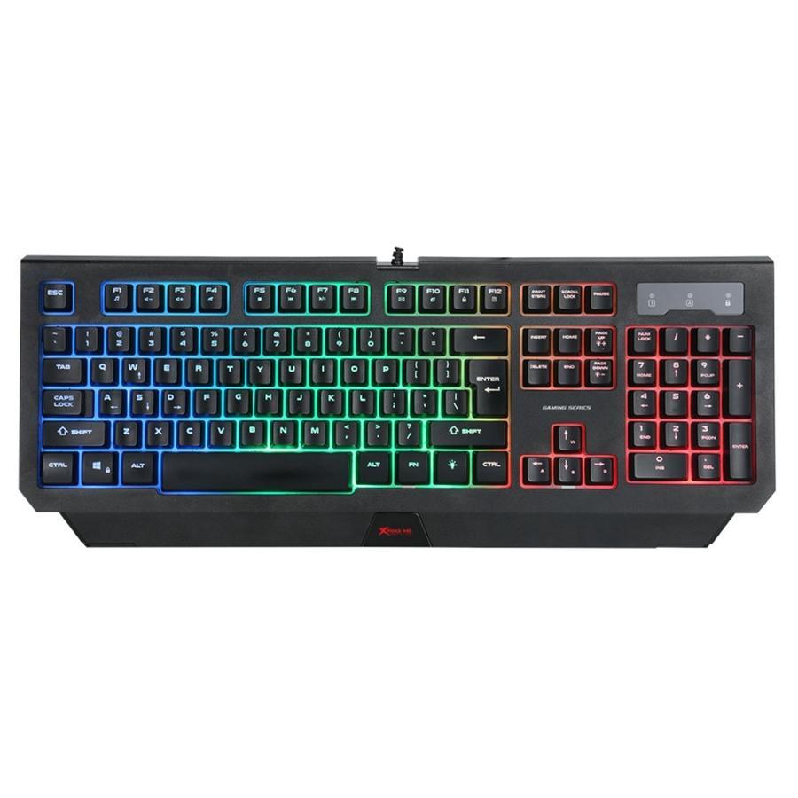 Xtrike Me KB-507 - Wired Gaming Keyboard with 104 Keys and Backlight, Black - - Mounts For Less