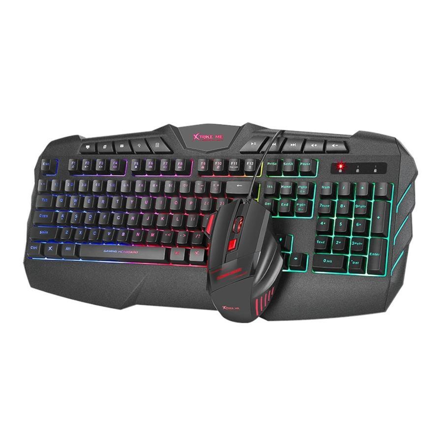 Xtrike Me MK-880 - Wired Gaming Keyboard and Mouse Set with Backlight - - Mounts For Less