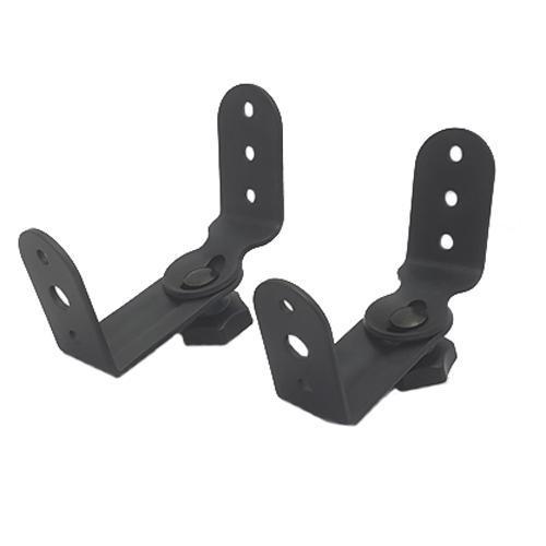 AMX BS-03 Swivel Speaker Mounts For Home Theater In Steel Black Sold In Pair - - Mounts For Less