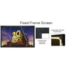 Antra 106" 16:9 Fixed Frame Projector Projection Screen - Matte Gray - - Mounts For Less