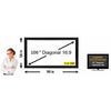 Antra 106" 16:9 Fixed Frame Projector Projection Screen - Matte Gray - - Mounts For Less
