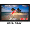 Antra 106" 16:9 Fixed Frame Projector Projection Screen - Matte Gray - - Mounts For Less