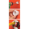 Arlington Non-Metallic Wire Bushing Natural White 1" - - Mounts For Less