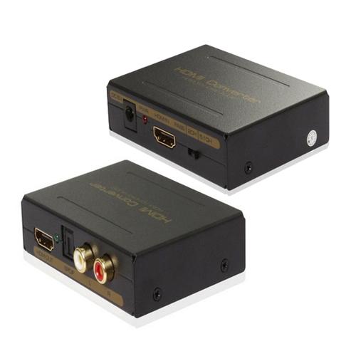 Audio Extractor HDMI to HDMI + Audo Toslink + Audio RCA - - Mounts For Less