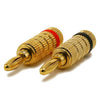 Banana speaker plugs (Closed srew type) Pair of 2 - - Mounts For Less