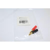 Banana Speaker Plugs Gold Plated 2 pack 1 Black and 1 Red - - Mounts For Less