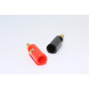 Banana Speaker Plugs Gold Plated 2 pack 1 Black and 1 Red - - Mounts For Less