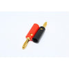 Banana Speaker Plugs Gold Plated 2 pack 1 Black and 1 Red - - Mounts For Less