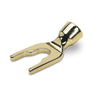 Belkin Pure AV Gold Speaker Spades Connectors For Speaker Wire 4 Units - - Mounts For Less