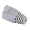 Boots for 8P8C RJ45 Cat5e/Cat6 connectors Gray - 10pk - - Mounts For Less