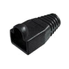 Boots for 8P8C RJ45 Cat6 connectors Black - 10pk - - Mounts For Less