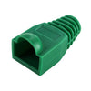 Boots for 8P8C RJ45 Cat6 connectors Green - 10 - - Mounts For Less