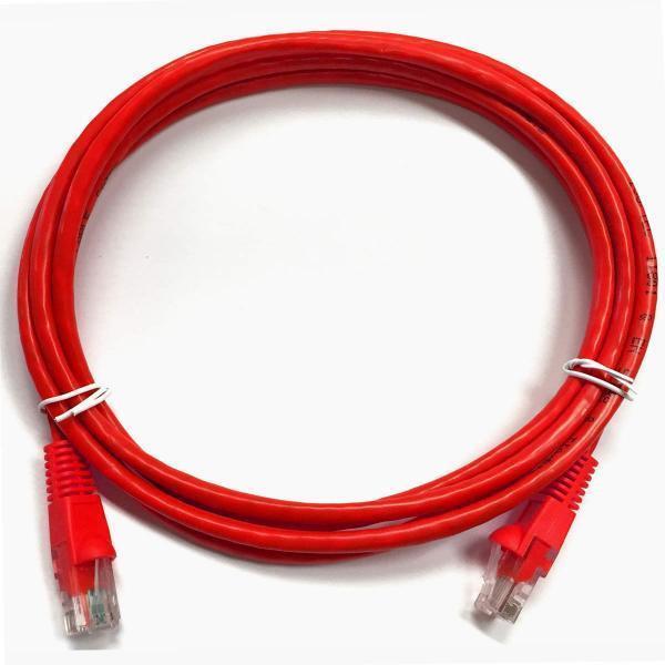 Cat6 Ethernet Network Cable 500 MHz RJ-45 12ft Red - - Mounts For Less