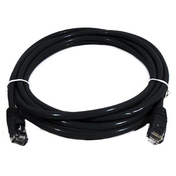 Cat6 Ethernet Network Cable 500 MHz RJ-45 20ft Black - - Mounts For Less
