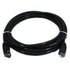Cat6 Ethernet Network Cable 500 MHz RJ-45 20ft Black - - Mounts For Less