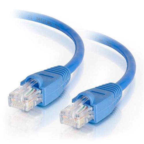Cat6a Straight-Through Ethernet Cable Network 10 Gbit/S RJ-45 10 Ft Blue - - Mounts For Less